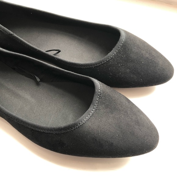H&M pointy toe black flats 9.5 - Picture 3 of 4